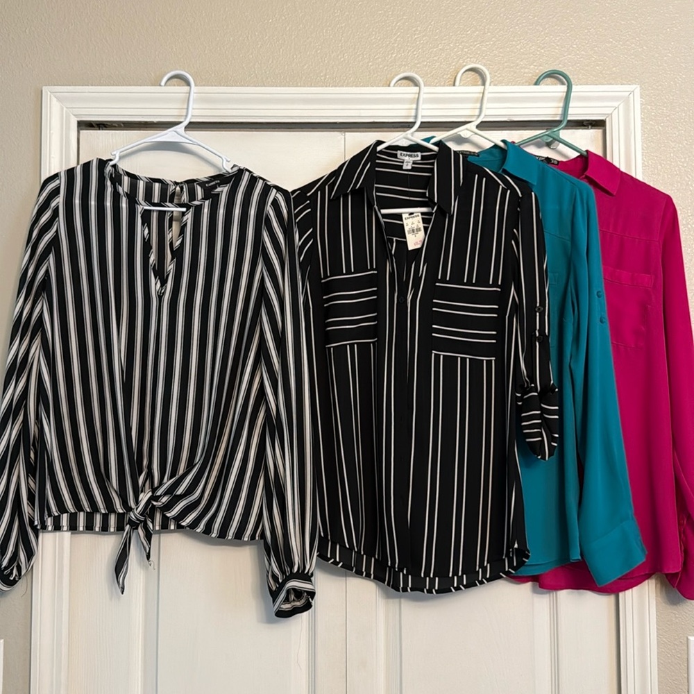 Lot of 4 Express Blouses Size Small